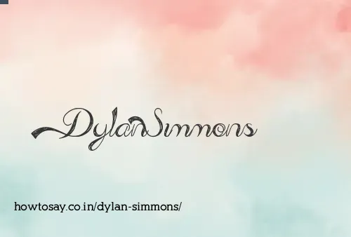 Dylan Simmons