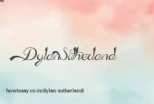 Dylan Sutherland