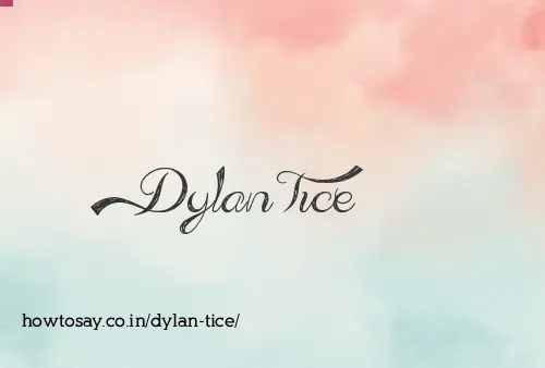 Dylan Tice