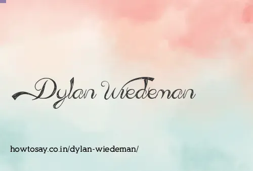 Dylan Wiedeman