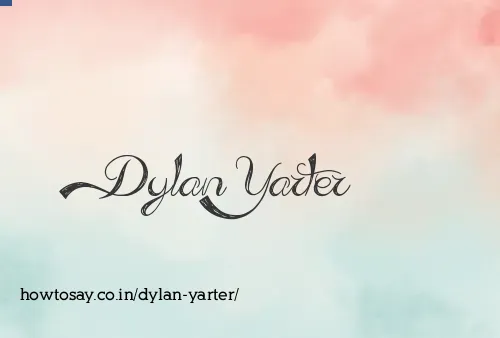 Dylan Yarter
