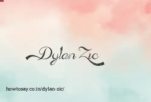 Dylan Zic
