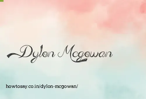 Dylon Mcgowan