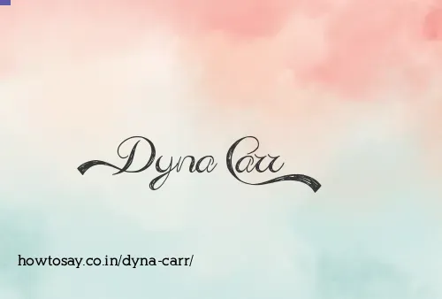 Dyna Carr