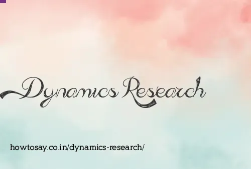 Dynamics Research