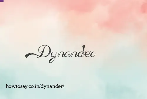 Dynander
