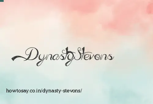 Dynasty Stevons