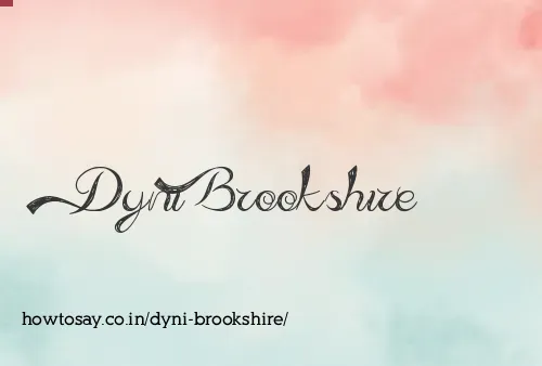 Dyni Brookshire