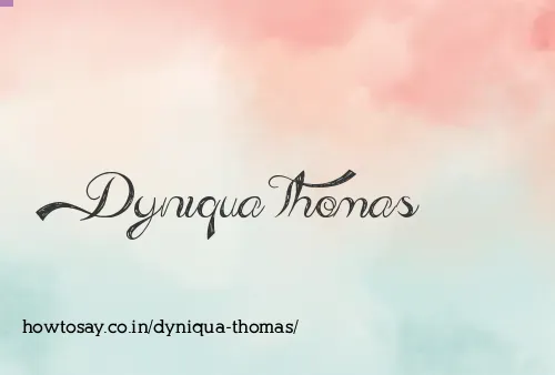 Dyniqua Thomas