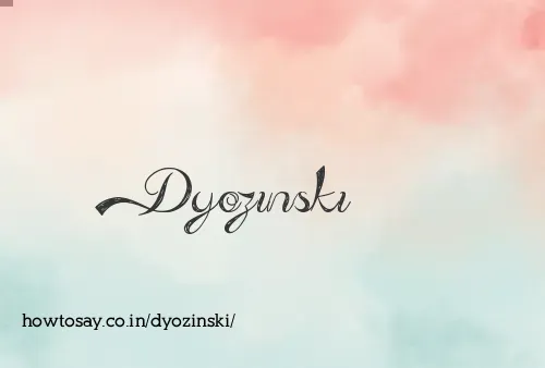 Dyozinski