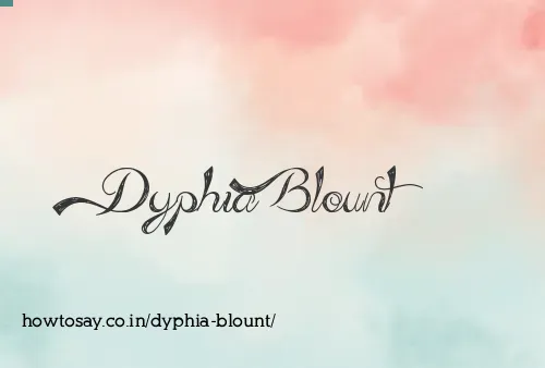 Dyphia Blount