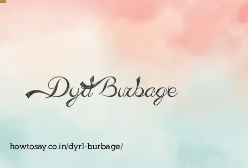 Dyrl Burbage