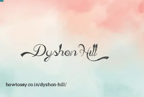 Dyshon Hill