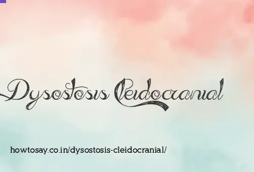 Dysostosis Cleidocranial