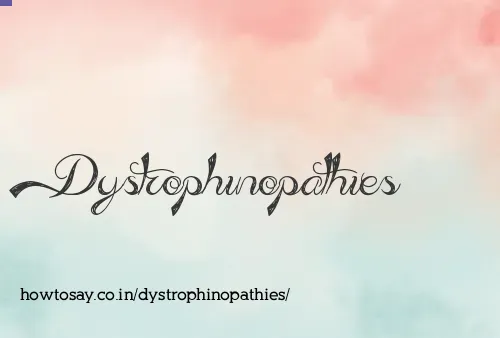 Dystrophinopathies