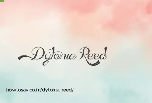 Dytonia Reed
