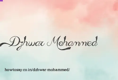 Dzhwar Mohammed