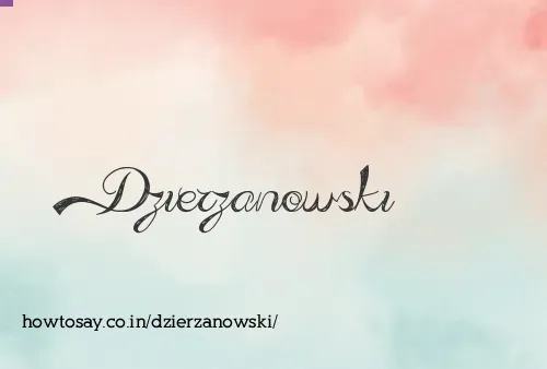 Dzierzanowski