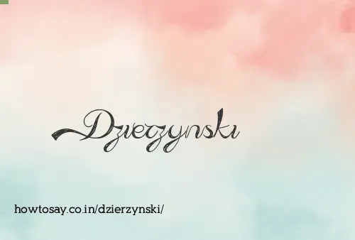 Dzierzynski
