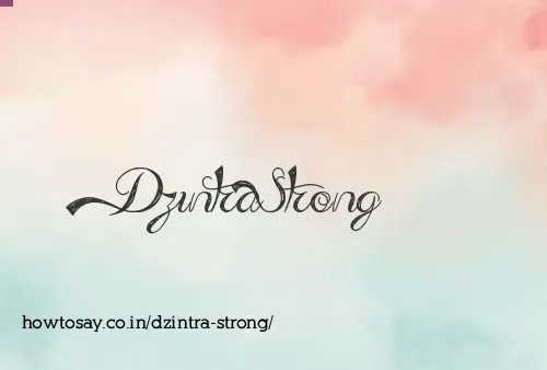 Dzintra Strong