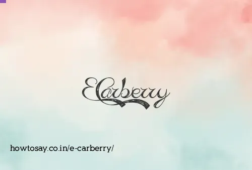 E Carberry