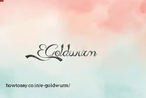 E Goldwurm