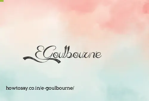 E Goulbourne