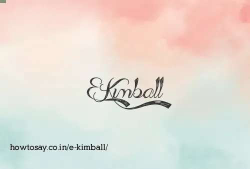 E Kimball