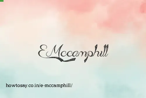 E Mccamphill