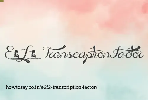 E2f2 Transcription Factor