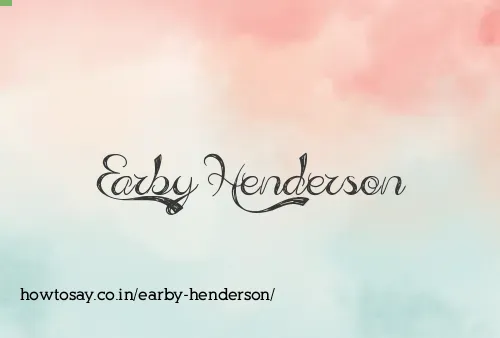 Earby Henderson