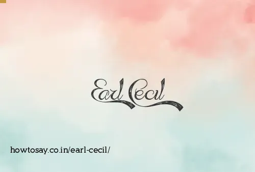 Earl Cecil