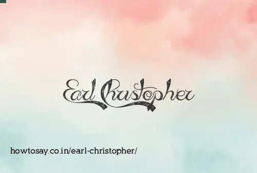 Earl Christopher