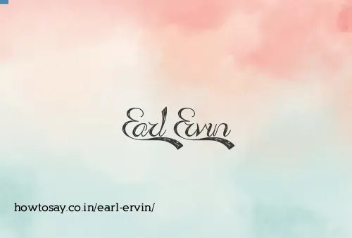 Earl Ervin