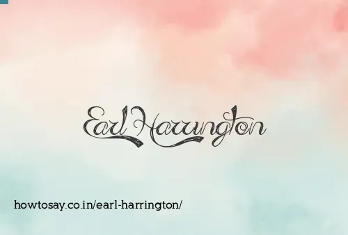Earl Harrington