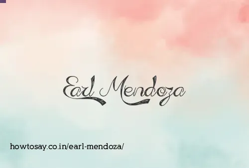 Earl Mendoza