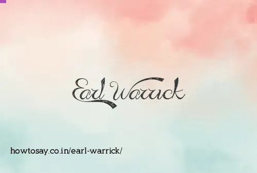 Earl Warrick
