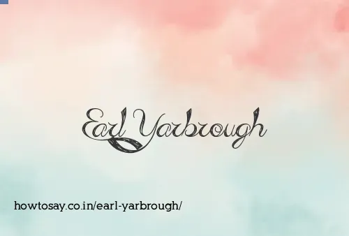 Earl Yarbrough
