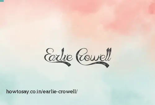 Earlie Crowell