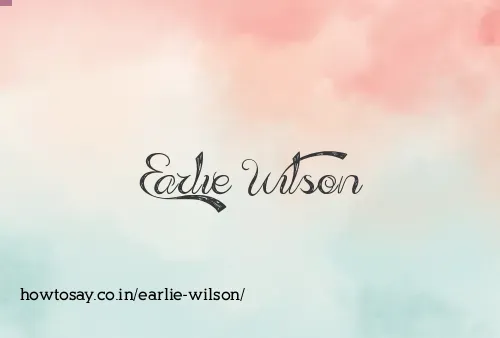 Earlie Wilson