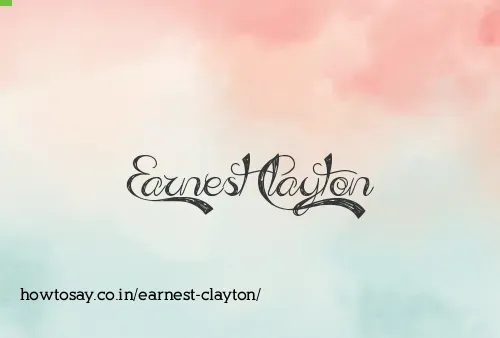 Earnest Clayton