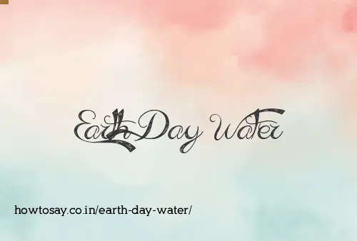 Earth Day Water