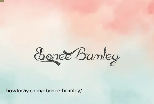 Ebonee Brimley