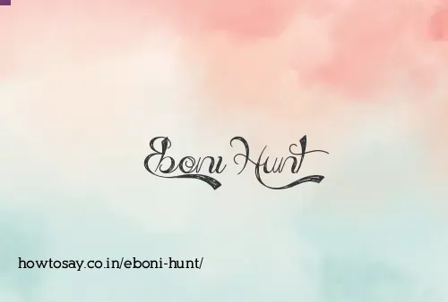 Eboni Hunt