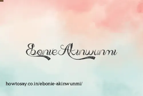 Ebonie Akinwunmi