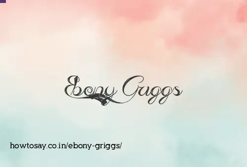 Ebony Griggs