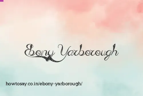 Ebony Yarborough
