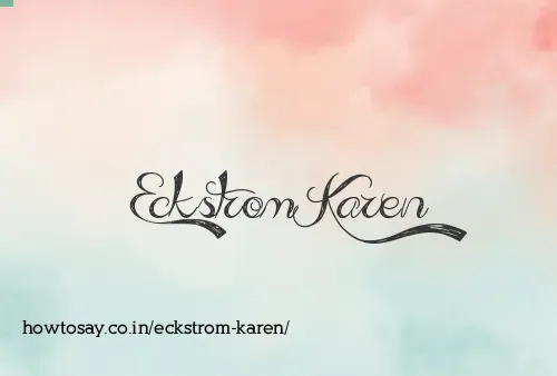 Eckstrom Karen