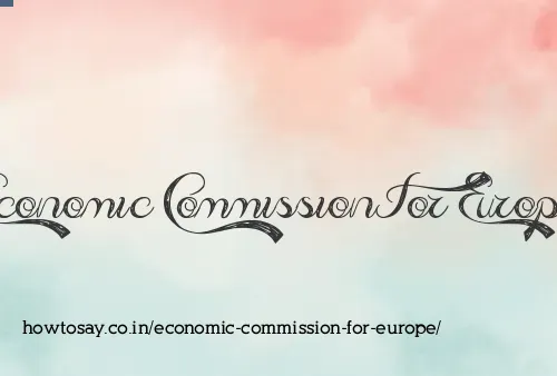 Economic Commission For Europe