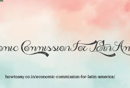 Economic Commission For Latin America